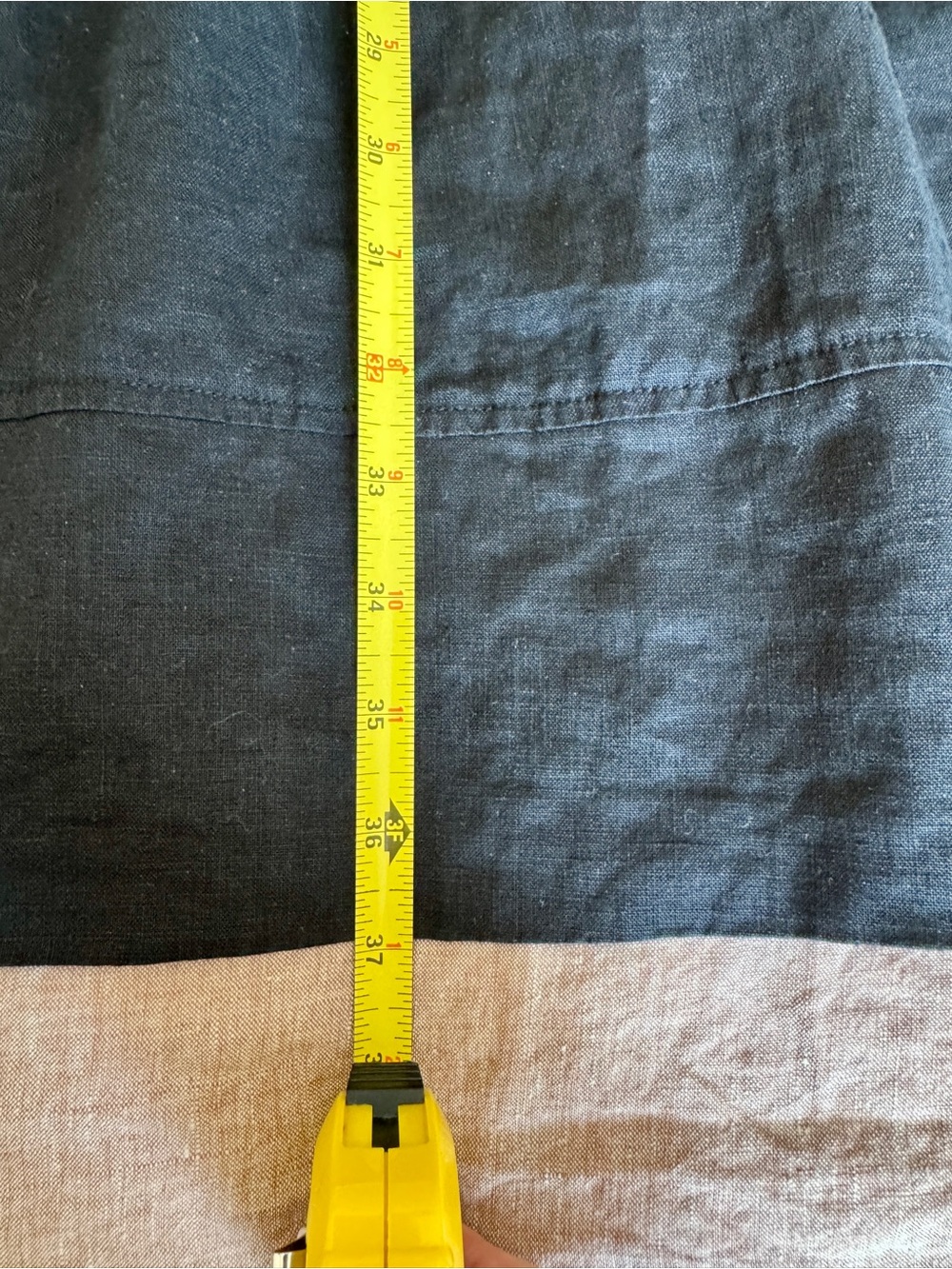 Quince Black Sleeveless Pintuck Linen Tunic - Picture 6 of 9